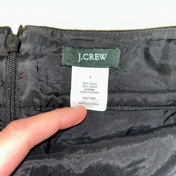 J. Crew Wool Mini Skirt - Picture 5 of 5